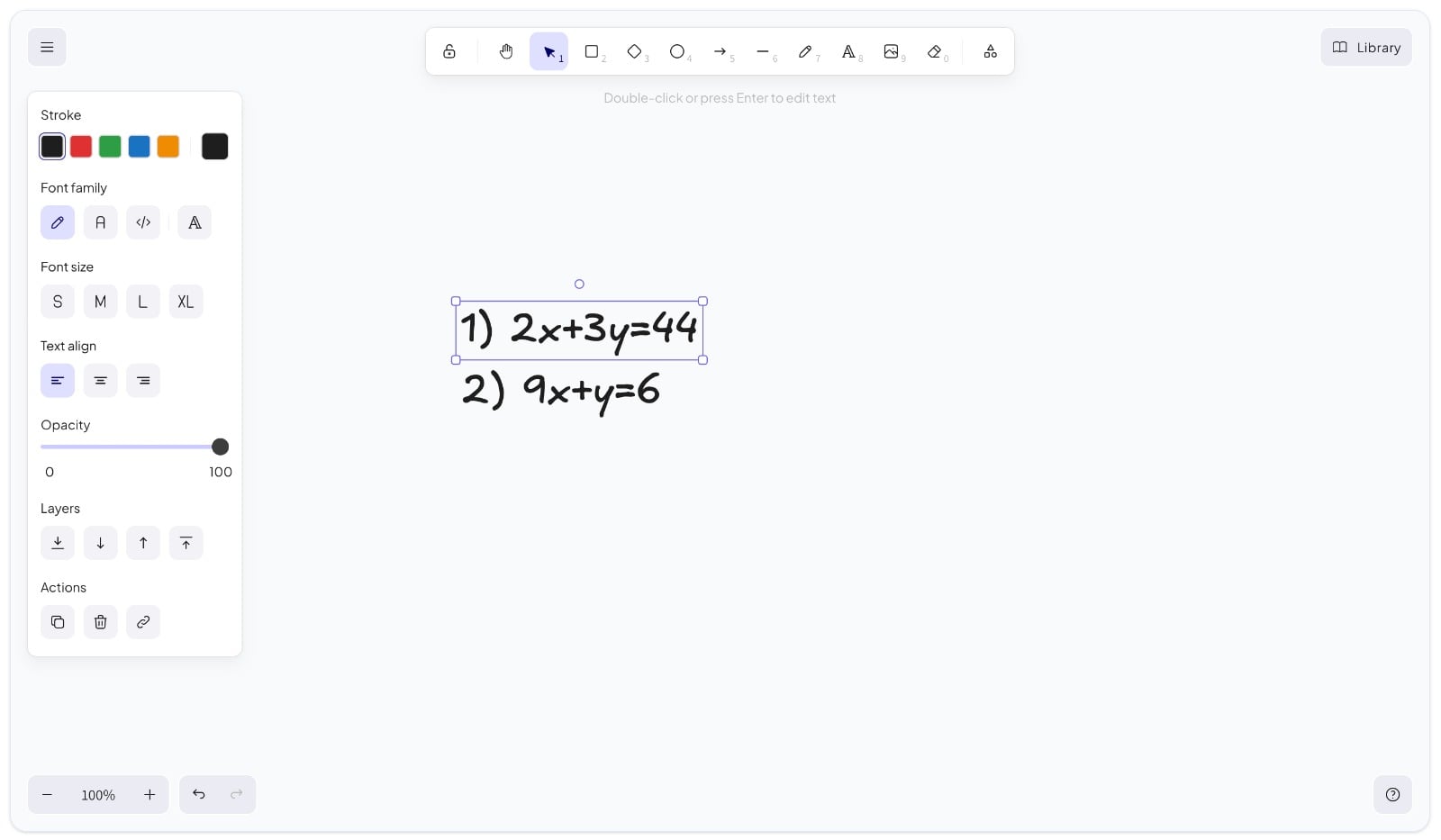 Pizarra integrada con Excalidraw en Mentorflow